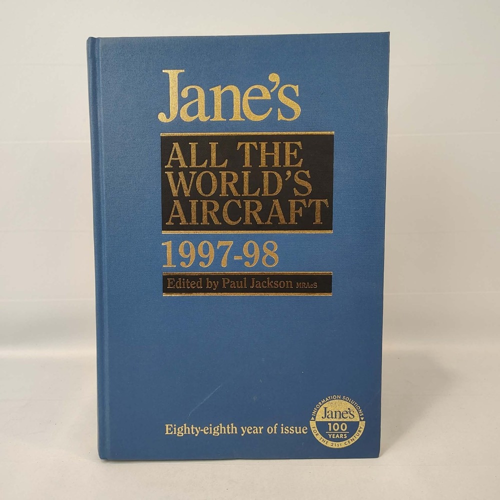 Jane's All The World's Aircraft Book 1997-98 88th Year, Hardcover - Very Good